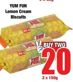 Boxer YUM FUN Lemon Cream Biscuits offer