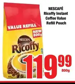 Boxer NESCAFÉ Ricoffy Instant Coffee Value Refill Pouch offer