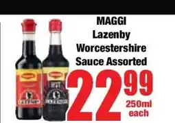 Boxer MAGGI Lazenby Worcestershire Sauce Assorted offer