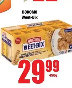 Boxer Bokomo Weet-Bix offer