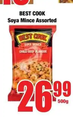 Boxer BEST COOK Soya Mince Assorted offer