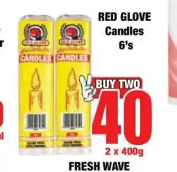 Boxer RED GLOVE Candles 6's offer