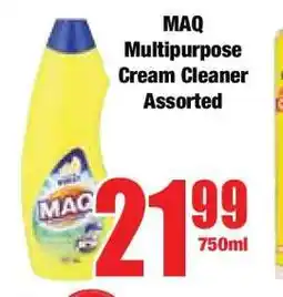 Boxer MAQ Multipurpose Cream Cleaner Assorted offer