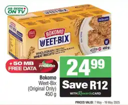 KwikSpar Bokomo Weet-Bix offer