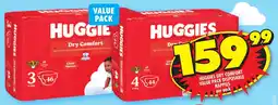 Shoprite Huggies dry comfort value pack disposable nappies offer