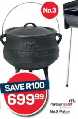Pick n Pay Megamaster No.3 Potjie offer