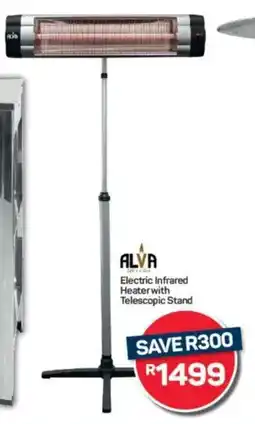 Pick n Pay ALVA Electric Infrared Heater with Telescopic Stand offer