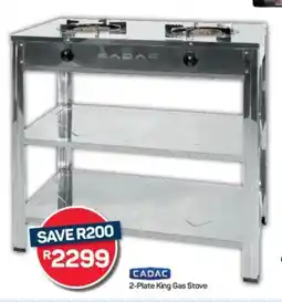 Pick n Pay CADAC 2-Plate King Gas Stove offer