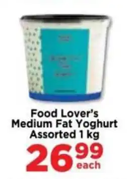 Food Lover's Market Food Lover's Medium Fat Yoghurt Assorted offer