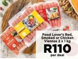 Food Lover's Market Food Lover's Red, Smoked or Chicken Viennas offer