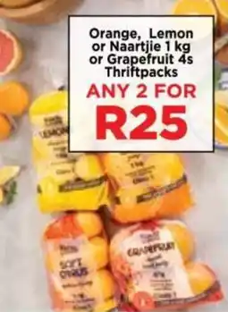 Food Lover's Market Orange, Lemon or Naartjie or Grapefruit Thriftpacks offer