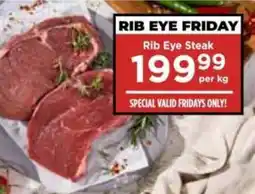 Food Lover's Market Rib Eye Steak offer