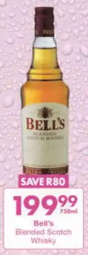 President Hyper Bell's Blended Scotch Whisky offer