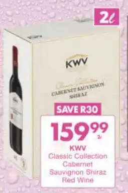 President Hyper KWV Classic Collection Cabernet Sauvignon Shiraz Red Wine offer