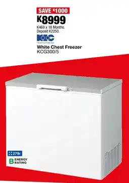 OK Furniture KIC White Chest Freezer offer