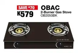 OK Furniture OBAC 2-Burner Gas Stove offer