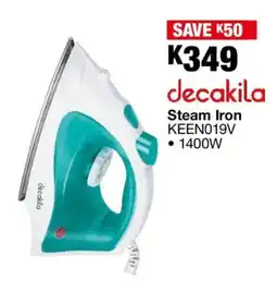OK Furniture Decakila Steam Iron offer