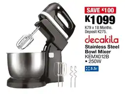 OK Furniture Decakila Stainless Steel Bowl Mixer offer