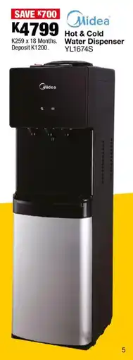 OK Furniture Midea Hot & Cold Water Dispenser offer