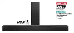 OK Furniture Hisense 2.1-Channel Soundbar with Subwoofer offer