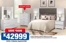 OK Furniture Britney Sabrina Bedroom Suite offer
