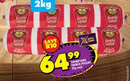 Shoprite Thompsons french polony offer