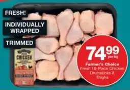 Checkers Farmer's Choice Fresh Chicken Drumsticks & Thighs offer