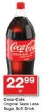 Checkers Coca-Cola Original Taste Less Sugar Soft Drink offer