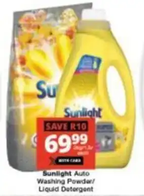 Checkers Sunlight Auto Washing Powder/ Liquid Detergent offer