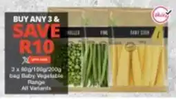 Checkers Baby Vegetable Range All Variants offer
