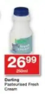 Checkers Darling Pasteurised Fresh Cream offer