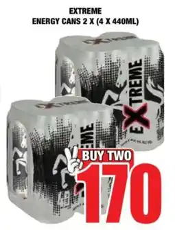 Boxer Extreme energy cans offer
