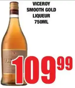 Boxer Viceroy smooth gold liqueur offer