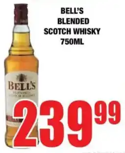 Boxer Bell's blended scotch whisky offer