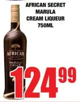 Boxer African secret marula cream liqueur offer