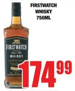 Boxer Firstwatch whisky offer
