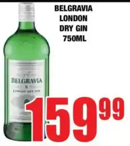 Boxer Belgravia london dry gin offer