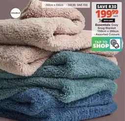 Checkers Hyper Essentials Cozy Snug Blanket offer