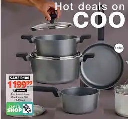 Checkers Hyper Ash Aluminium Cookware Set offer