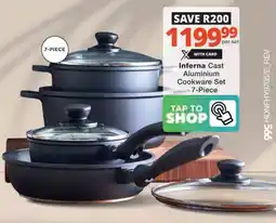 Checkers Hyper Inferna Cast Aluminium Cookware Set offer