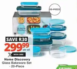 Checkers Hyper Home Discovery Glass Bakeware Set offer
