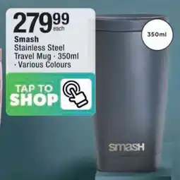 Checkers Hyper Smash Stainless Steel Travel Mug offer