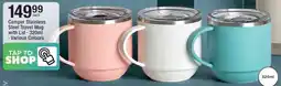Checkers Hyper Camper Stainless Steel Travel Mug with Lid offer