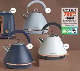 Checkers Hyper Morphy Richards Accent Rose Gold Collection Cordless Kettle offer
