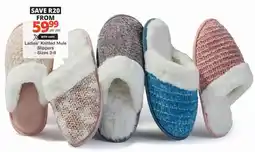 Checkers Hyper Ladies' Knitted Mule Slippers offer