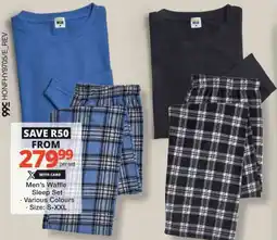 Checkers Hyper Men's Waffle Sleep Set offer