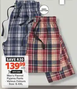 Checkers Hyper Men's Flannel Pyjama Pants offer