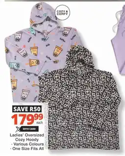 Checkers Hyper Ladies' Oversized Cozy Hoody offer