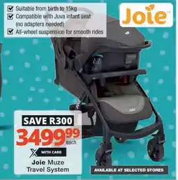 Checkers Hyper Joie Muze Travel System offer