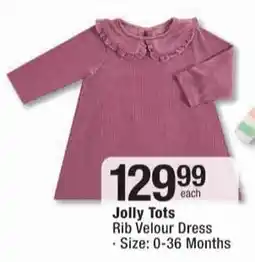 Checkers Hyper Jolly Tots Rib Velour Dress offer